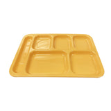 Thunder Group ML801YW Tray 14-1/2"W X 10"D X 1-1/8"H Left Hand (6) Compartment