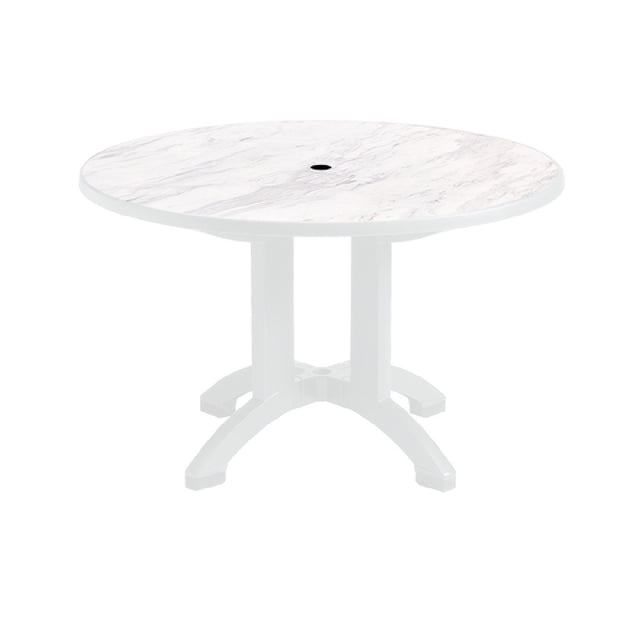 Grosfillex US481004 Aquaba Outdoor Table 48" Dia. Round