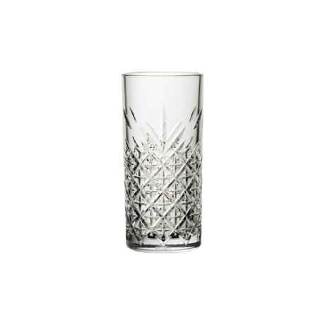 Steelite P520205 Long Drink Glass 12.75 Oz. (H 6" M 2-7/8" T 2-7/8" B 2-5/8") Soda Lime
