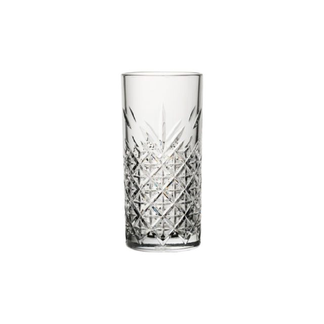 Steelite P520205 Long Drink Glass 12.75 Oz. (H 6" M 2-7/8" T 2-7/8" B 2-5/8") Soda Lime