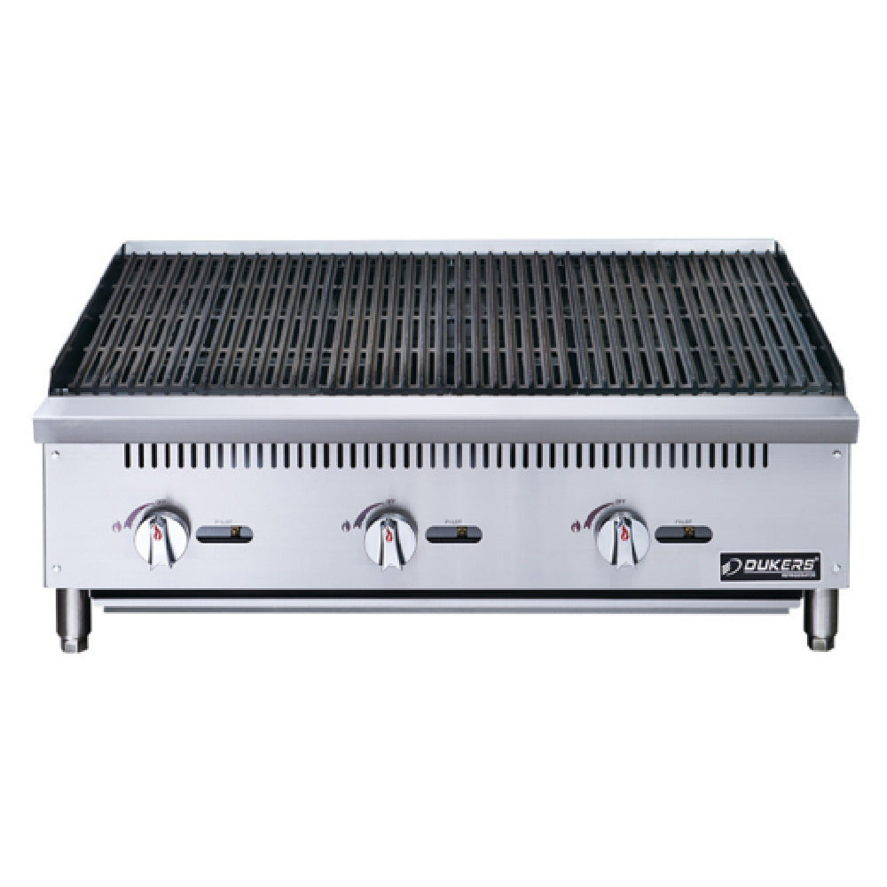 Dukers Appliance Co. USA Ltd. DCRB36 Charbroiler Gas Countertop