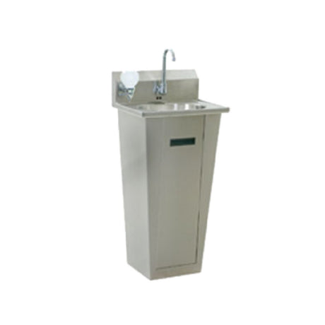 Eagle HSA-10-FA-PE Hand Sink Pedestal Mounted Base 13-1/2" Wide X 9-3/4" Front-to-back X 6-3/4" Deep Bowl