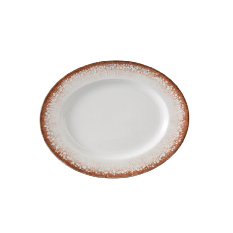 Yanco PR-210 Porto Plate 10"W X 7 7/8" D X 1"H Oval