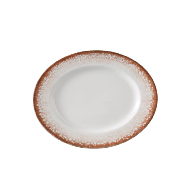Yanco PR-210 Porto Plate 10"W X 7 7/8" D X 1"H Oval