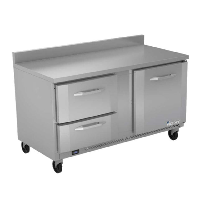 Victory VWFD60HC-2 Worktop Freezer Counter Powered By V-Core™ Two-section