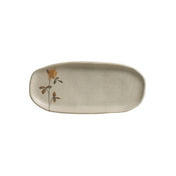 Porto Brasil 1511496001 - Shallow Organic Oval Platter Small, 4.3", Stoneware