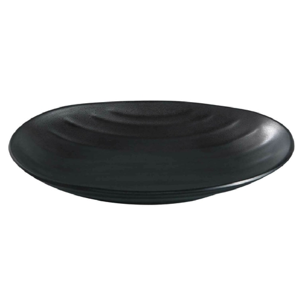 Yanco BP-2108 Black Pearl Plate 8-1/2"L X 5"W Oval