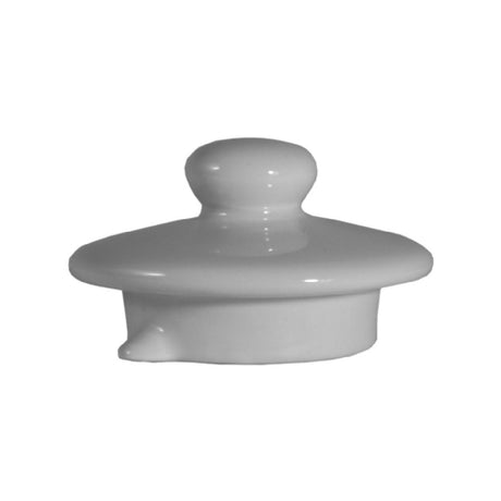 Service Ideas TPCELIDWH Service Ideas Ceramic Teapot Replacement Lid White