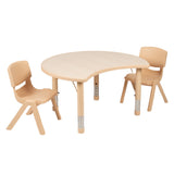 Flash Furniture YU-YCY-093-0032-CIR-TBL-NAT-GG Emmy Activity Table And Chair Set