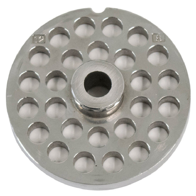 American Eagle Food Machinery AE-G12N/08-08 Grinder Plate #12 Head 5/16” (8mm) For AE-G12N/G12NH