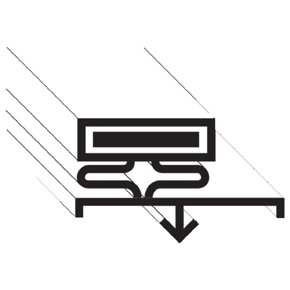 Franklin Machine Products 127-1185 Gasket 30" X 78" 3-sided