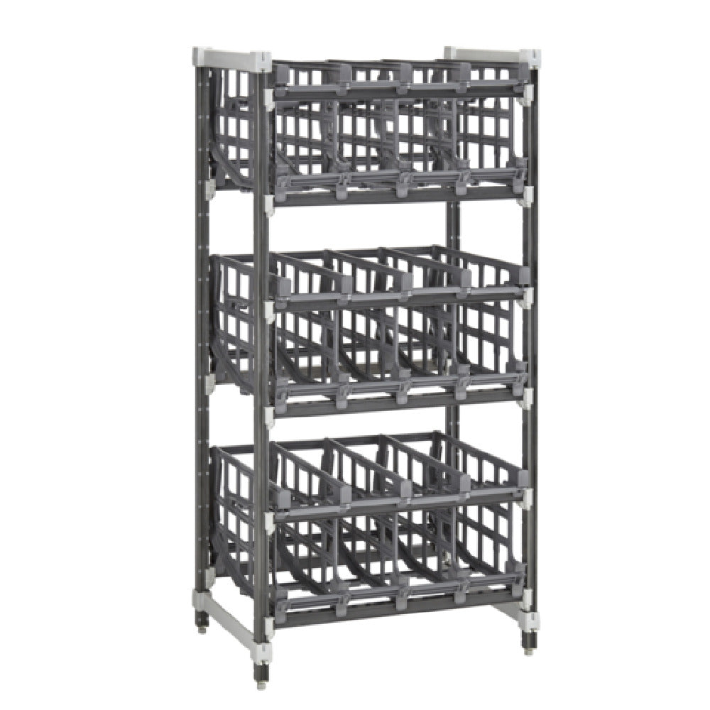 Cambro EXA243672C96480 Camshelving® Elements XTRA Ultimate #10 Can Rack Stationary Add-On Unit