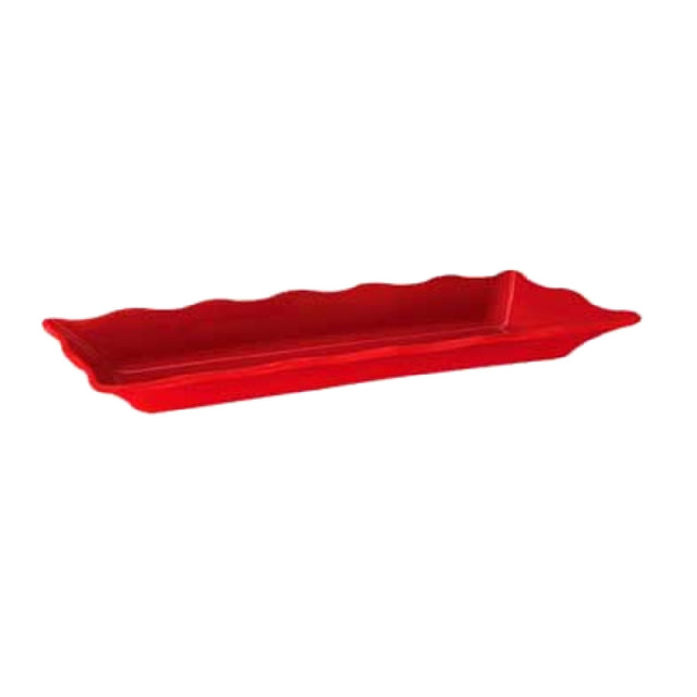 GET Enterprises ML-87-RSP Red Sensation™/Bake & Brew™ Tray 17-1/2" X 6-3/4" X 2"H Rectangular