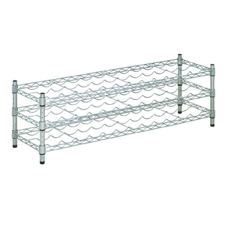 Hubert 122643 - Kratos Wire Wine Rack, 48"W X 14"D X 14"H, Countertop