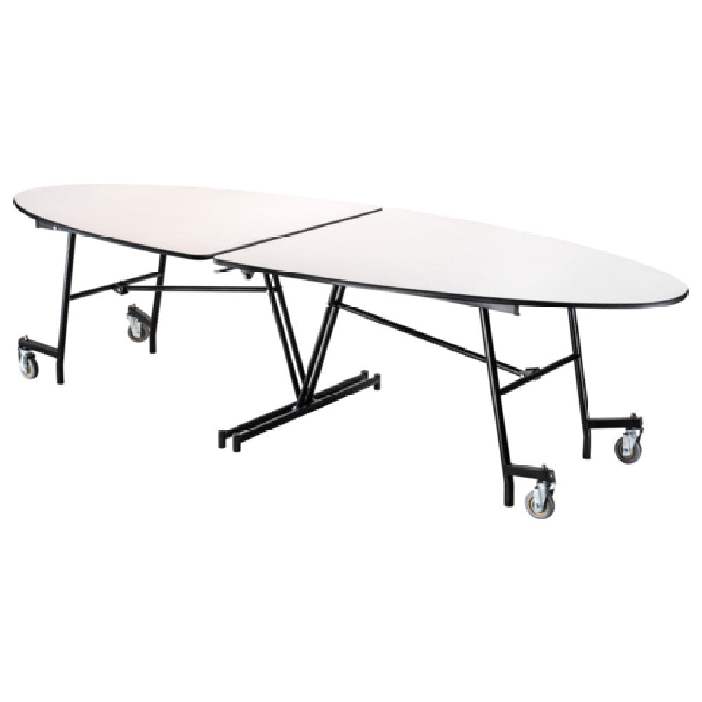 National Public Seating MTE10 NPS® Mobile Cafeteria Table 44.63"W X 121.38"D X 29"H