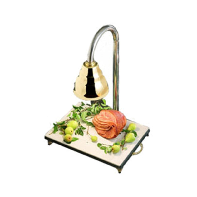 Bon Chef 9694 Carving Station With Heat Lamp Brass Shade 24" X 18" X 30-1/2" Brass Feet