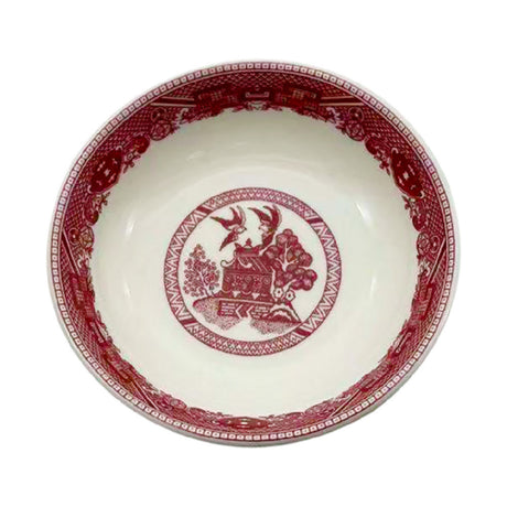 Cameo China 688-52N Pink Willow Sauce Dish 6 Oz. (180 Ml) 4-3/4" Dia. X 1-1/4"H (12 Cm X 3.1 Cm)