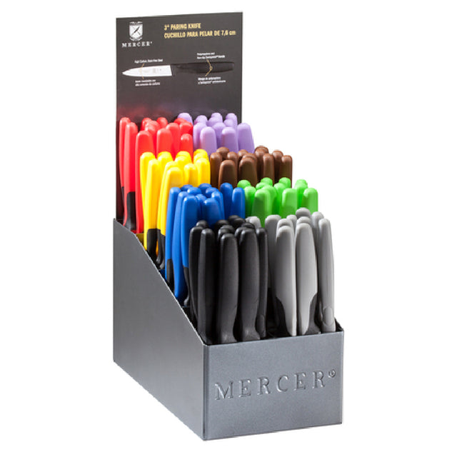 Mercer Culinary M23940R Millennia® Color Handles Paring Knife Replenishment Set For M23940