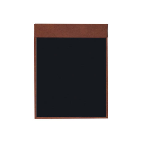 Risch MMB-LTH 8.5X11 Tuxedo Leather Bonded Leather Magnetic Menu Board (specify Color)