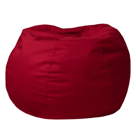 Flash Furniture DG-BEAN-SMALL-SOLID-RED-GG Bean Bag Chair Small Removable Slip Cover