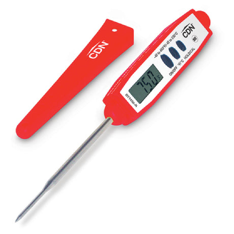 CDN DTT450-R Thin Tip Pocket Thermometer 40 To +450°F (-40 To +230°C) 6 Second Response