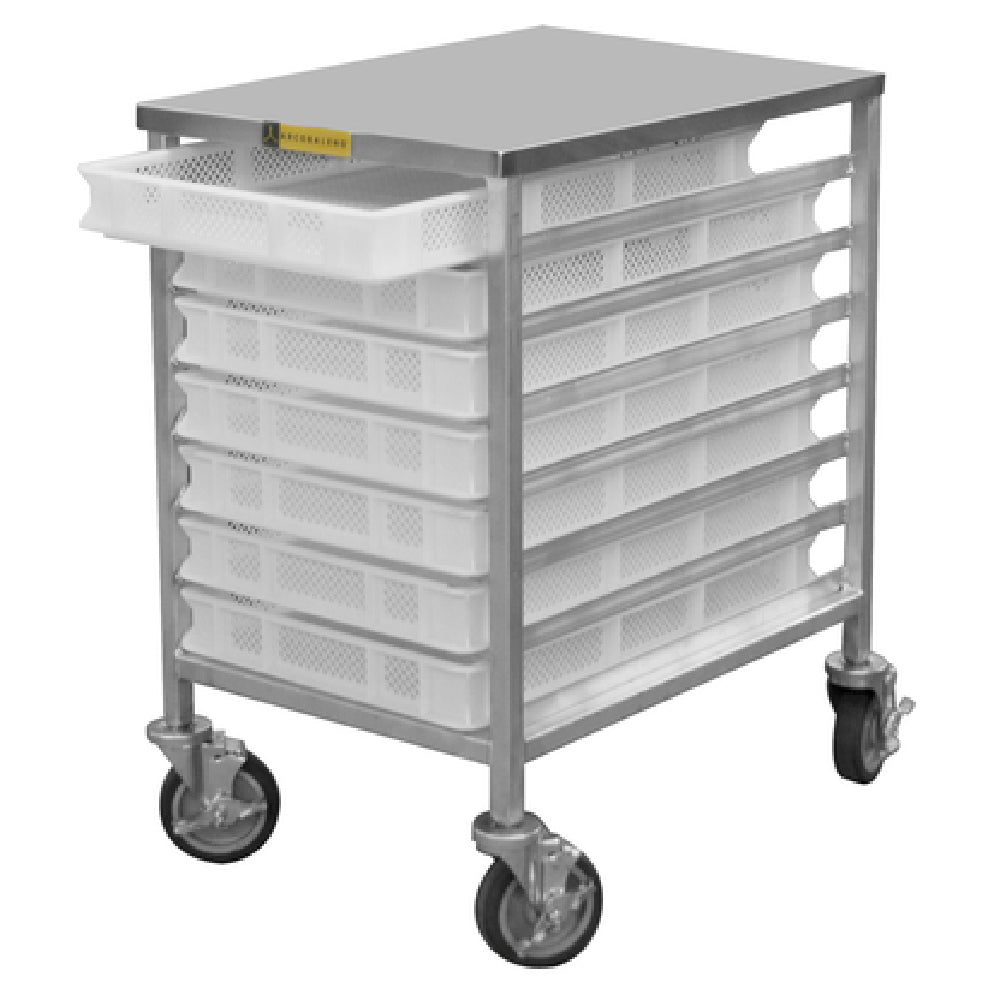 Arcobaleno Pasta Equipment APC-7 Equipment/Pasta Cart 32"H (7) Removable Perforated Pasta Trays