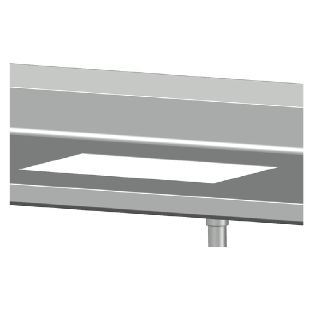 SPG TAC-9B - Universal Stainless Table Cut-Out, Up To 20"