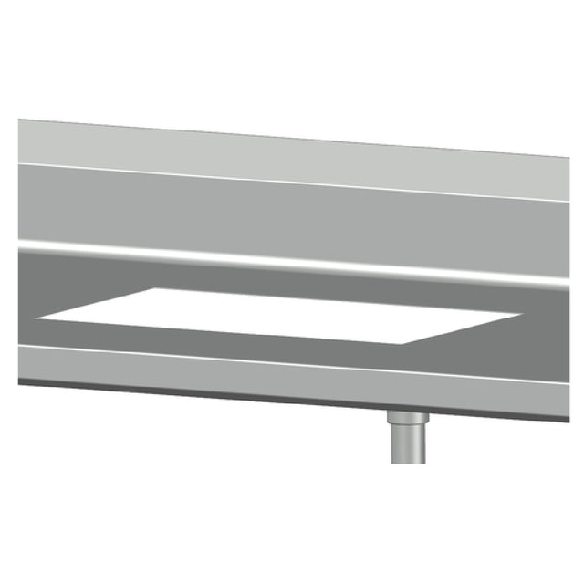 SPG TAC-9B - Universal Stainless Table Cut-Out, Up To 20"