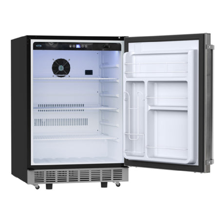 Koolmore KM-OKS-OFRC-58SS - KoolMore Outdoor Refrigerator, 24"W X 24.10"D X 35.20"H