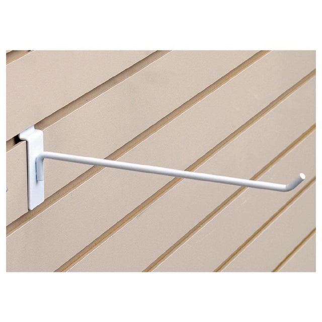 Hubert 58818 - Slatwall Hook, 1/4" Dia. X 10"L, Steel