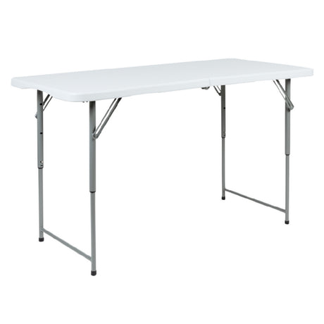 Flash Furniture RB-2448ADJ-2-GG Folding Table Bi-fold 4'W