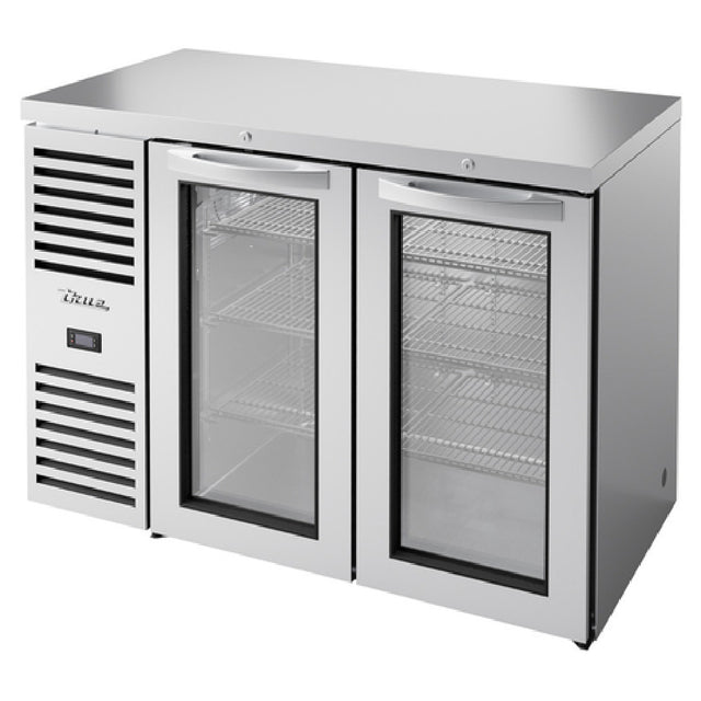 True Refrigeration TBR48-RISZ1-L-S-GG-1 Refrigerated Back Bar Cooler Two-section