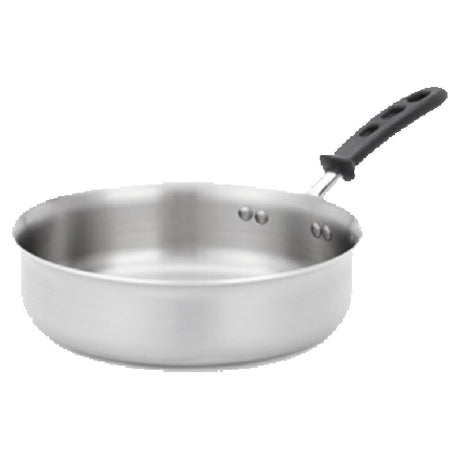 Vollrath 77745 Tribute® 3-Ply Saute Pan 3 Quart Featuring Permanently Bonded TriVent® Silicone Insulated Handle