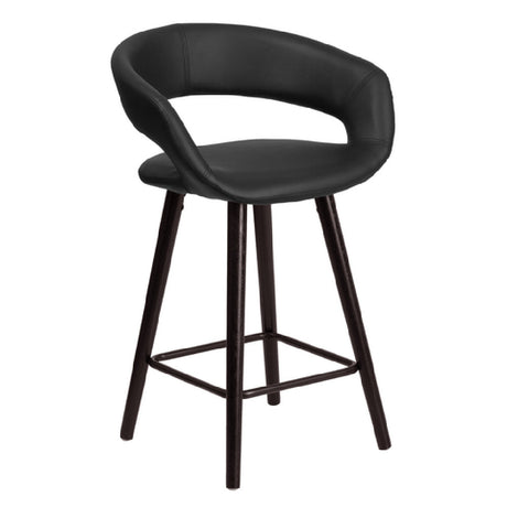 Flash Furniture CH-152561-BK-VY-GG Brynn Series Bar Stool 24"H Seat Counter Height