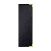 Risch SEV-3V 4.25X14 Seville Hardback Antibacterial/antimicrobial Faux-leather Menu Cover (specify Color)