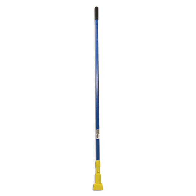 Rubbermaid FGH24600BL00 - Gripper® Wet Mop Handle, 60"L, Fiberglass With Yellow Plastic Head