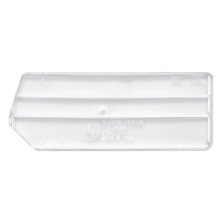 Quantum DUS220CL Bin Divider Clear For Bin QUS220 (pack Of 6)