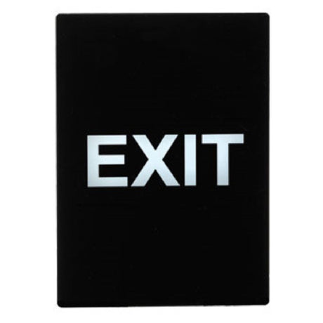 Winco SGN-805 Informational Sign 8-1/2"W X 11-1/2"H "Exit"