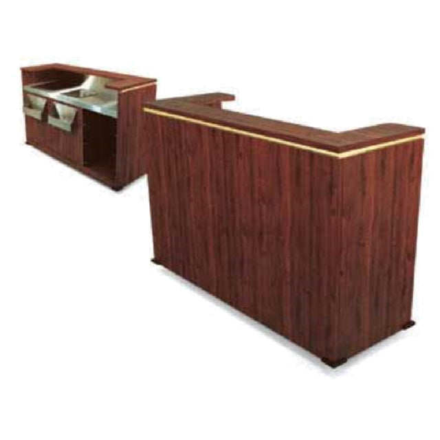 Forbes Industries 4861-5 Mobile Bar 26"W X 62"L X 48"H High Pressure Laminate