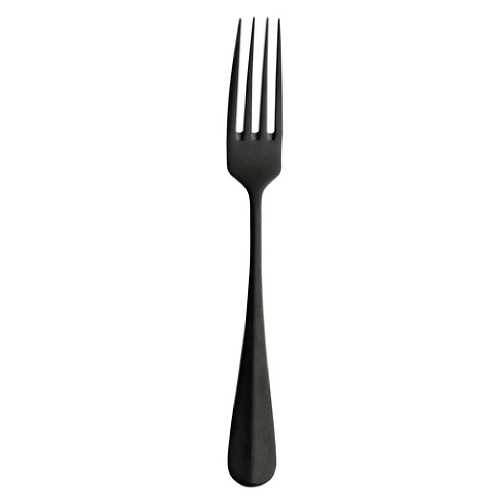 Arc Cardinal MB250 Sola Baguette Black Dessert Fork (L:7.375'' X W:2.1'') 18/10 Stainless Steel