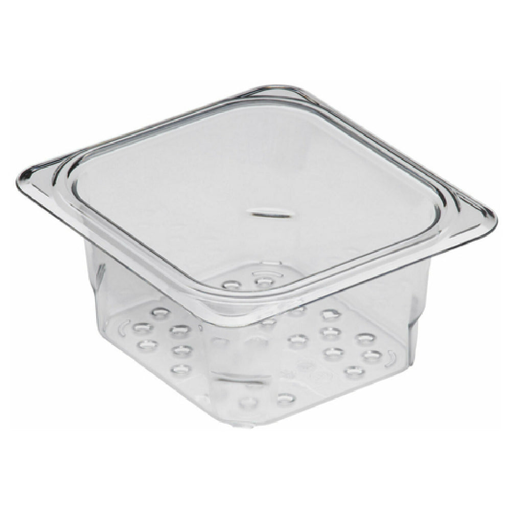 Cambro 63CLRCW135 Camwear® Colander 6-3/8" X 6-15/16" X 3" Deep Fits 1/6 Size Food Pans