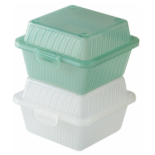 GET Enterprises EC-08-1-CL G.E.T Food Container 5"L X 5"W X 3-1/4"H Single Entree