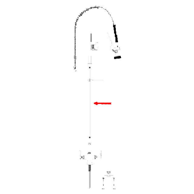 Franklin Machine Products 111-1251 Riser Tube 32" Lead Free