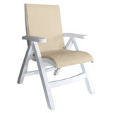 Grosfillex UT091004 Jamaica Beach Midback Folding Chair Stackable Designed For Outdoor Use