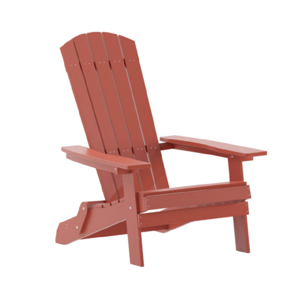 Flash Furniture JJ-C14505-RED-GG Folding Adirondack Chair 350 Lb. Weight Capacity