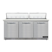 Continental Refrigerator D72N18C-FB Designer Line Sandwich Unit Front Breather