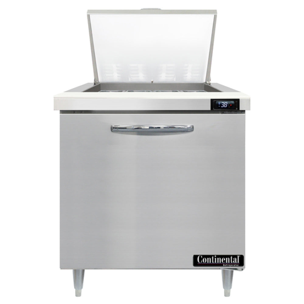Continental Refrigerator D32N12M Designer Line Mighty Top Sandwich Unit 32"W One-section
