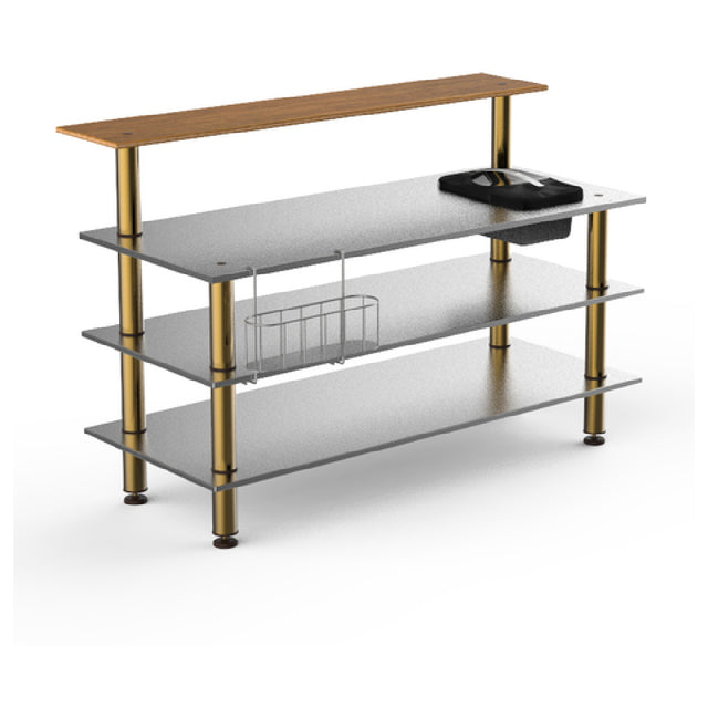 Steelite MGCMLC06BBXF Mogogo Buffet Solutions Modular ProBar Station 4-tier 71" X 40" X 47-1/2"H