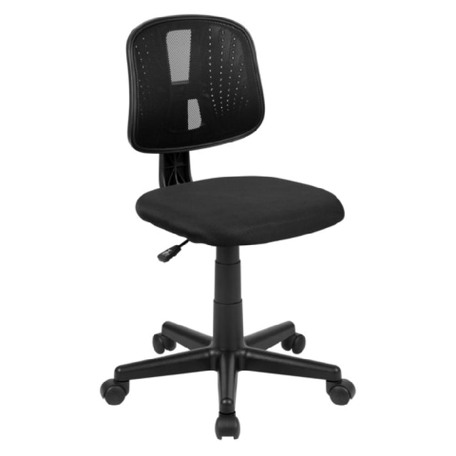 Flash Furniture LF-134-BK-GG Flash Fundamentals Task Office Chair 16" To 20-1/2" Adjustable Seat Height