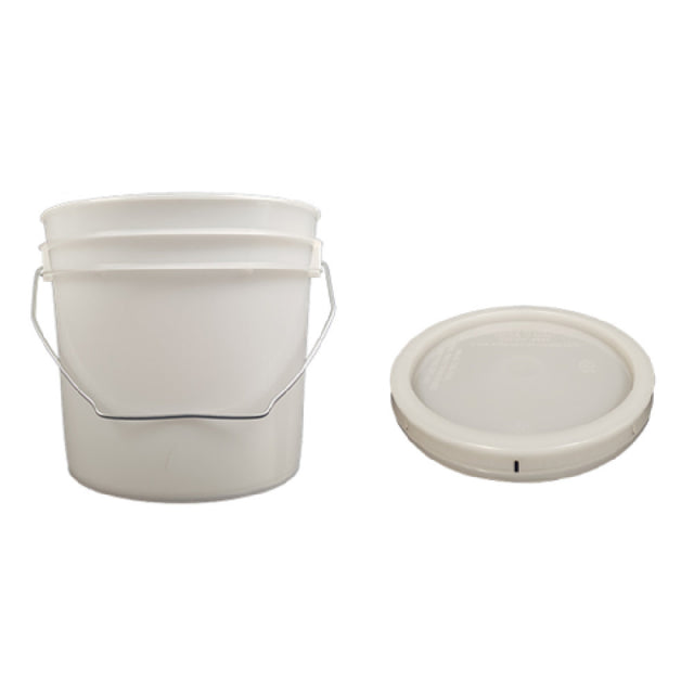 Buccaneer Container Corp 2006128110 (Buccaneer) Bucket With Natural Lid (1) Gallon (custom Printed) (6 Each Per Case)